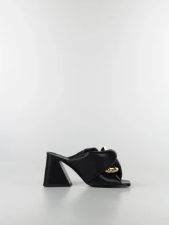 JW ANDERSON Sandali<SANDALI TWISTED HEEL CHAIN Nero