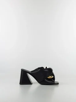 JW ANDERSON Sandali<SANDALI TWISTED HEEL CHAIN Nero