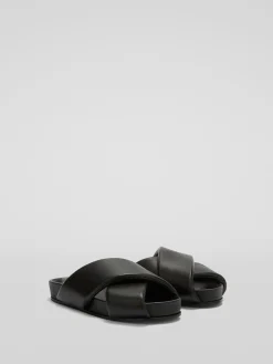 JIL SANDER Sandali<SANDALO Nero