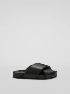JIL SANDER Sandali<SANDALO Nero