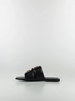 JW ANDERSON Sandali<SANDALO ANCHOR LOGO SLIDE Multicolor, Nero