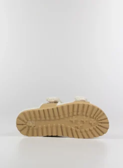 GIA BORGHINI Sandali<SANDALO DOUBLE STRAP PLATFORM Beige, Bianco