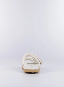 GIA BORGHINI Sandali<SANDALO DOUBLE STRAP PLATFORM Beige, Bianco