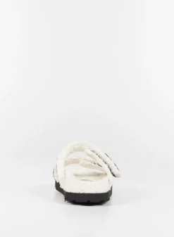 GIA BORGHINI Sandali<SANDALO DOUBLE STRAP PLATFORM Bianco, Nero