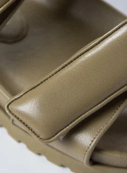 GIA BORGHINI Sandali<SANDALO PLATFORM DOPPIO CINTURINO PERNI 11 MUD Marrone