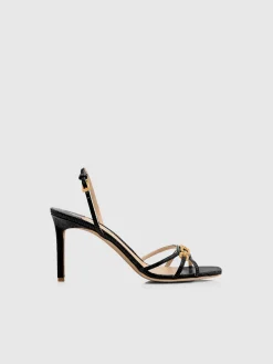 TOM FORD Scarpe Con Tacco<SANDALO PRINTED LIZARD Nero