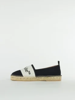 OFF-WHITE Scarpe Basse<SCAPRA ESPADRILLAS CON LOGO BOOKISH Beige, Bianco, Nero