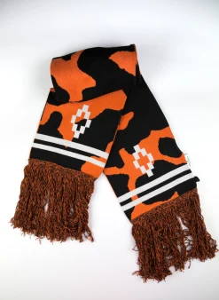 Sciarpe E Stole<SCIARPA CROSS CAMOU SCARF Arancione, Bianco, Nero