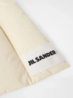 JIL SANDER Sciarpe E Stole<SCIARPA DOWN SCARF 01 Bianco