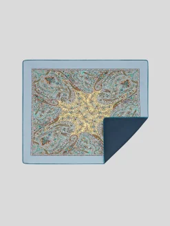 ETRO HOME ACCESSORY Accessori Decorativi<SET 2 TOVAGLIETTE AMERICANE+TOVAGLIOLI Azzurro, Beige