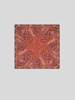 ETRO HOME ACCESSORY Accessori Decorativi<SET 2 TOVAGLIETTE AMERICANE TOVAGLIOLI Arancione