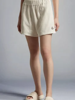 MONCLER Shorts<SHORT Beige