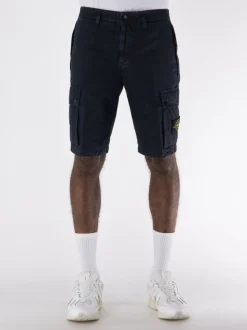 STONE ISLAND Shorts<SHORT CARGO GARMENT Blu