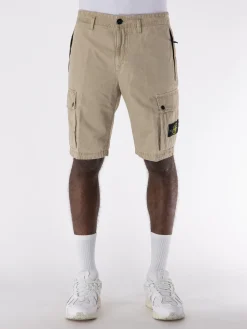 STONE ISLAND Shorts<SHORT CARGO GARMENT Beige