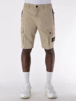 STONE ISLAND Shorts<SHORT CARGO GARMENT Beige