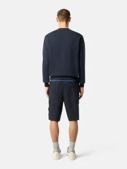 STONE ISLAND Shorts<SHORT CARGO STRETCH COTTON TELA PARACADUTE Blu, Giallo