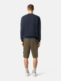 STONE ISLAND Shorts<SHORT CARGO STRETCH COTTON TELA PARACADUTE Giallo, Nero, Verde