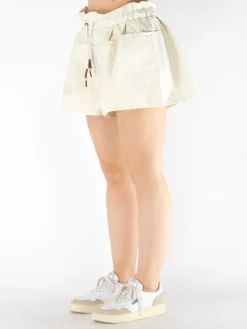 MONCLER Shorts<SHORT IN TWILL TECNICO Bianco