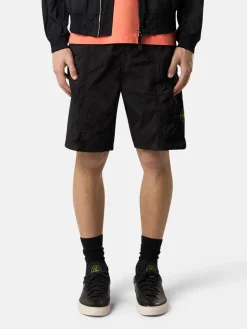 STONE ISLAND Shorts<SHORT NYLON METAL IN ECONYL Giallo, Nero
