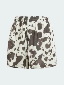 ADIDAS Shorts<SHORT ORIGINALS SATIN Bianco, Marrone