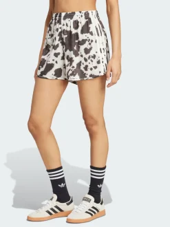 ADIDAS Shorts<SHORT ORIGINALS SATIN Bianco, Marrone