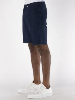 MYTHS Shorts<SHORT ZEUS LINEN Blu
