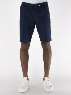 MYTHS Shorts<SHORT ZEUS LINEN Blu
