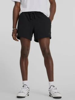 NEW BALANCE Shorts<SHORTS ATHLETICS FRENCH TERRY Nero