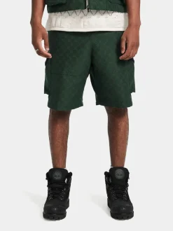 DAILY PAPER Shorts<SHORTS BENJI MONOGRAM Verde