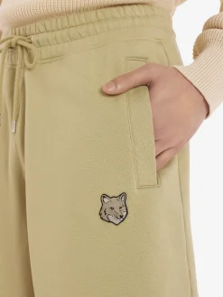 MAISON KITSUNE Shorts<SHORTS BOLD FOX HEAD PATCH Beige