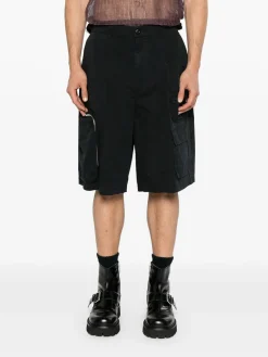MM6 MAISON MARGIELA Shorts<SHORTS CARGO A VITA MEDIA Nero