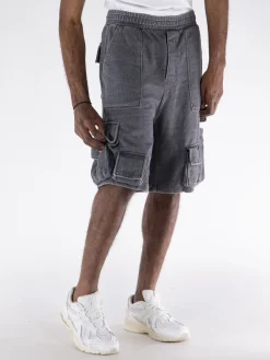 WE11DONE Shorts<SHORTS CARGO DENIM-LIKE Grigio