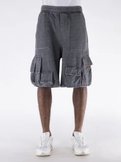 WE11DONE Shorts<SHORTS CARGO DENIM-LIKE Grigio