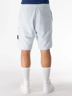 STONE ISLAND Shorts<SHORTS CARGO ORGANIC COTTON FLEECE Bianco