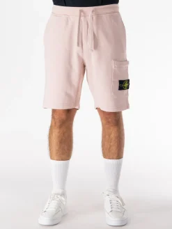 STONE ISLAND Shorts<SHORTS CARGO ORGANIC COTTON FLEECE Rosa