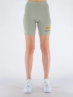 SPORTY&RICH Shorts<SHORTS COUNTRY CLUB BIKER Giallo, Nero, Verde