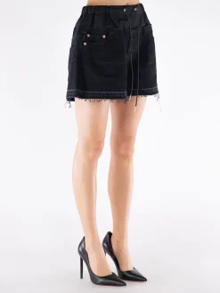 SACAI Shorts<SHORTS DENIM Nero