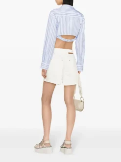 STELLA MCCARTNEY Shorts<SHORTS DENIM ECRU Beige
