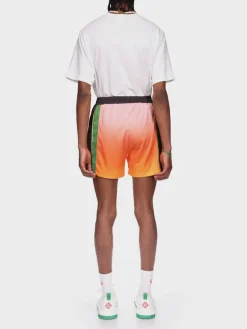 CASABLANCA Shorts<SHORTS FOOTBALL Arancione, Nero