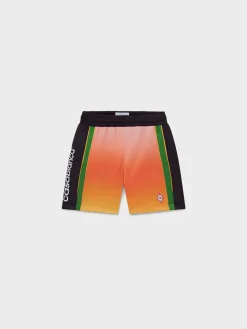 CASABLANCA Shorts<SHORTS FOOTBALL Arancione, Nero
