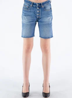Shorts<SHORTS IN DENIM Azzurro