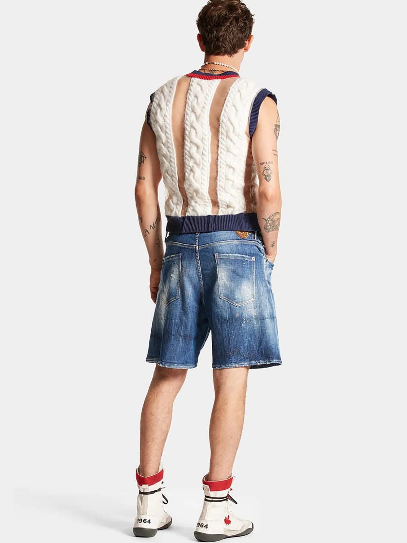 DSQUARED Shorts<SHORTS MEDIUM CORAL SPRINGS WASH Blu