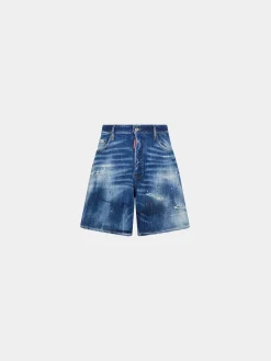 DSQUARED Shorts<SHORTS MEDIUM CORAL SPRINGS WASH Blu