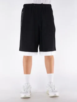 WALES BONNER Shorts<SHORTS REVELATION Bianco, Blu, Nero