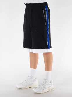 WALES BONNER Shorts<SHORTS REVELATION Bianco, Blu, Nero