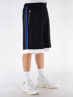 WALES BONNER Shorts<SHORTS REVELATION Bianco, Blu, Nero