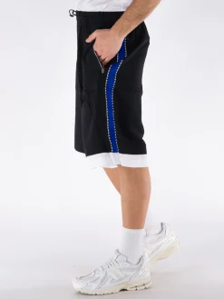 WALES BONNER Shorts<SHORTS REVELATION Bianco, Blu, Nero