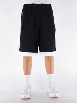 WALES BONNER Shorts<SHORTS REVELATION Bianco, Blu, Nero