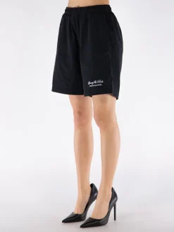 SPORTY&RICH Shorts<SHORTS SCRIPT LOGO GYM Nero