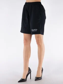 SPORTY&RICH Shorts<SHORTS SCRIPT LOGO GYM Nero